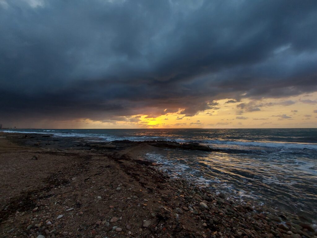 Amanecer en la playa